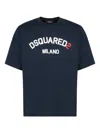 Dsquared2 Logo T-shirt In Blue