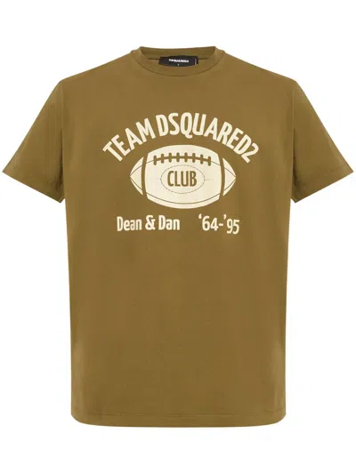 Dsquared2 Logo T-shirt In Green