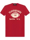 Dsquared2 Baseball Logo T-shirt In Red