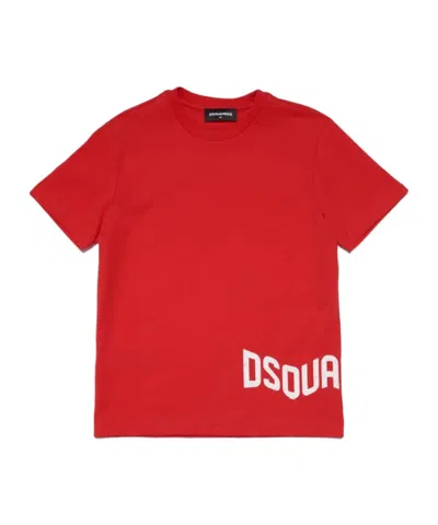 Dsquared2 Logo T-shirt In Red