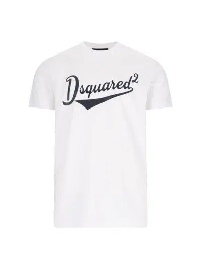 DSQUARED2 DSQUARED2 LOGO T-SHIRT – WHITE