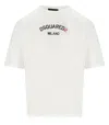 Dsquared2 Graphic Print Crew-neck Cool Fit T-shirt In White