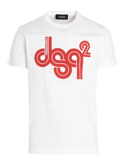 Dsquared2 Man T-shirt White Size 3xl Cotton
