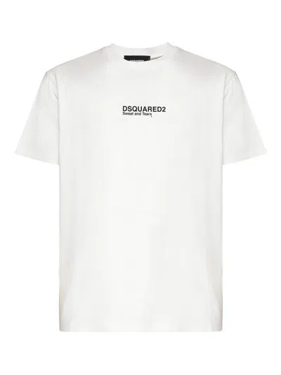 Dsquared2 Logo T-shirt In White