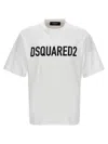 Dsquared2 Dsquared Man T-shirt In White/black