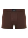 Dsquared2 Logo Tag Boxers In Brown