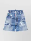 Dsquared2 Logo-tag Distressed Denim Shorts