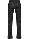 Dsquared2 Logo-tag Jeans In Black
