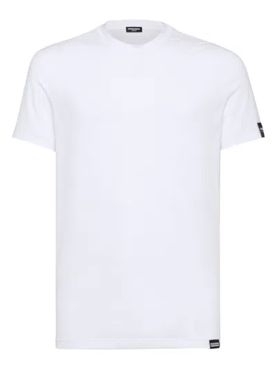 Dsquared2 Logo-tag T-shirt In White