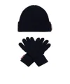 Dsquared2 Set-of-two Wool Beanie In Black