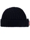 Dsquared2 Logo-tag Wool Beanie In Blue
