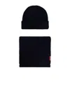 Dsquared2 Logo-tag Wool Scarf In Black