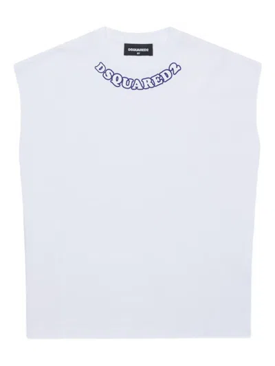 Dsquared2 ロゴ タンクトップ In White