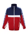 Dsquared2 Logo-tape Detail Zip-up Cardigan In Red