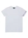 Dsquared2 Kids' T-shirt With Sleeve Logo In White