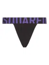 Dsquared2 Logo Thong In Black