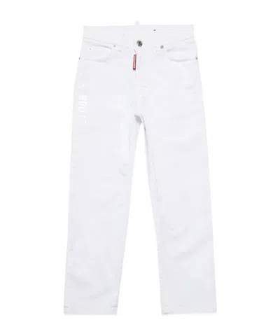 Dsquared2 Logo Trouser Suit In White