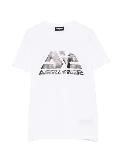 Dsquared2 Kids' Logo T-shirt In Multi