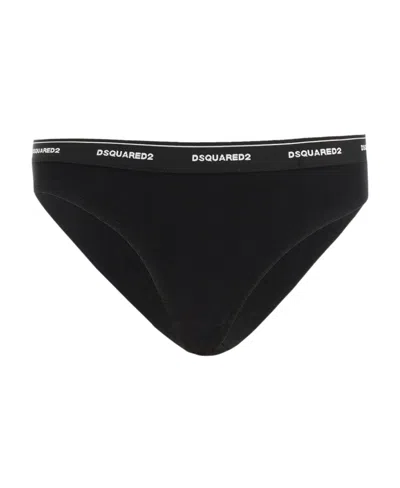 Dsquared2 Logo Underwear In Black