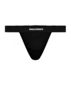 Dsquared2 Logo-print Thong In Black