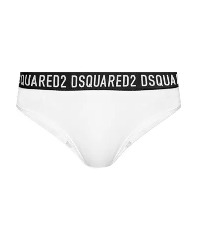 Dsquared2 Logo Underwear In White