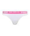 Dsquared2 Logo-print Elasticated Briefs In White