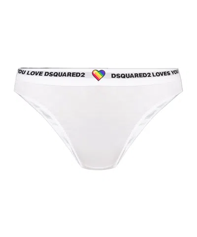Dsquared2 Logo Underwear In White