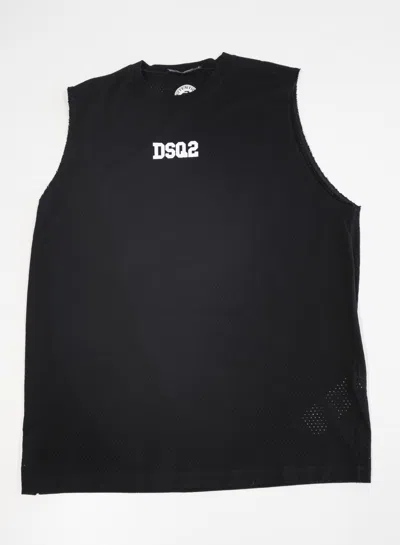 Dsquared2 Logo Vest In Black