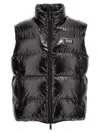 Dsquared2 Quilted High-neck Sleeveless Logo Jacket