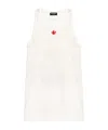 Dsquared2 Sleeveless Top In White