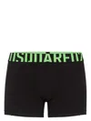 Dsquared2 Logo-waistband Boxers In Black