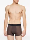 Dsquared2 Logo-waistband Boxers In Burgundy