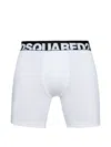 Dsquared2 Logo-waistband Boxers In Burgundy