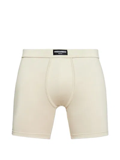 Dsquared2 Logo-waistband Boxers In Neutral