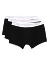 Dsquared2 Cotton Boxer In Black