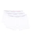 Dsquared2 White Logo Cotton Boxer Briefs Set In White