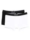 Dsquared2 Logo-waistband Boxers (pack Of Two) In White