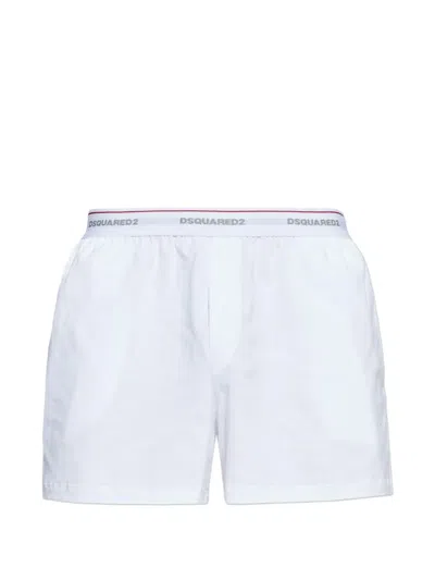 Dsquared2 Logo-waistband Boxers In White