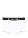 Dsquared2 Logo-print Waistband Briefs In White