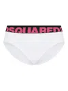 Dsquared2 Logo-waistband Brief In White