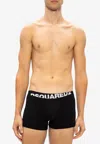 Dsquared2 Two-pack Logo-waistband Briefs In Black