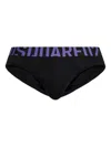 Dsquared2 Logo-waistband Briefs In Black