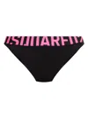 Dsquared2 Logo-waistband Briefs In Black