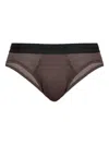 Dsquared2 Logo-waistband Briefs In Brown