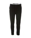 Dsquared2 Logo-waistband Sleep Leggings In Black