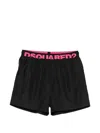 Dsquared2 Dsquared Men Boxer Swimsuit In Black