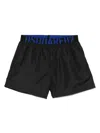 Dsquared2 Dsquared Men Swimsuit With Logo In Schwarz