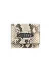 Dsquared2 Tri-fold Wallet In Nude