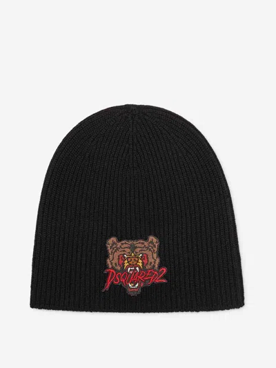 DSQUARED2 DSQUARED2 LOGO WOOL HAT