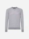 Dsquared2 Fine-knit T-shirt In Gray